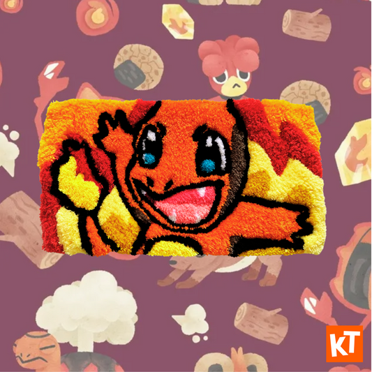 Charmander Ember Glow Desk Rug