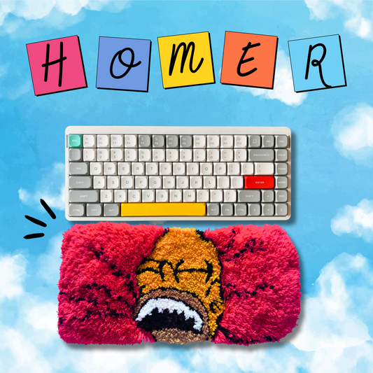 Comfy Homer Simpson Keyboard Rug