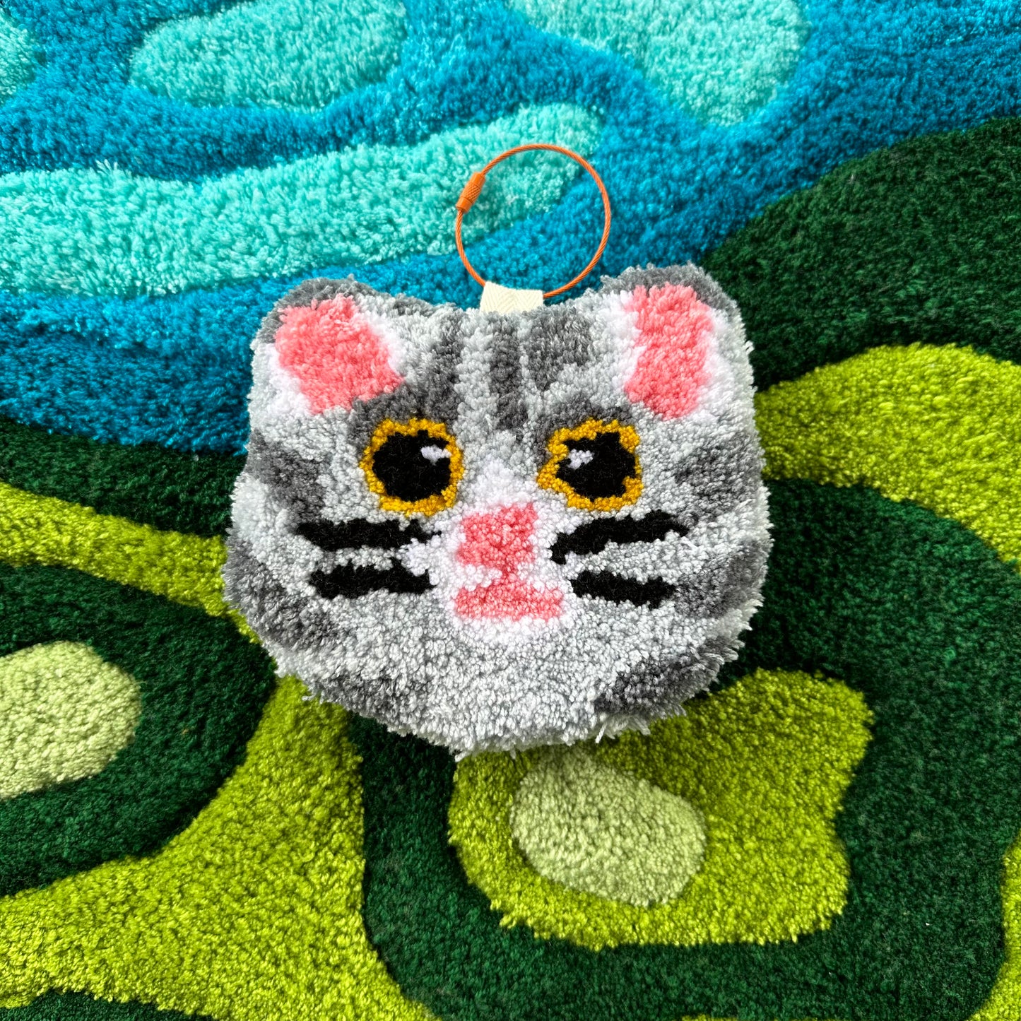 Paw Pals Tufted Keychain Charms