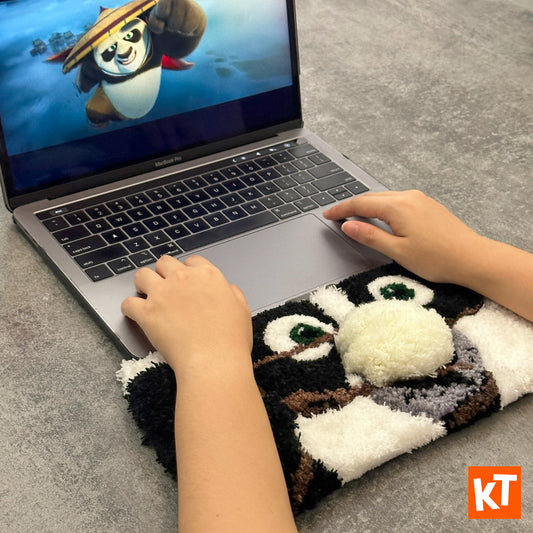 Comfy Kung Fu Panda Keyboard Rug