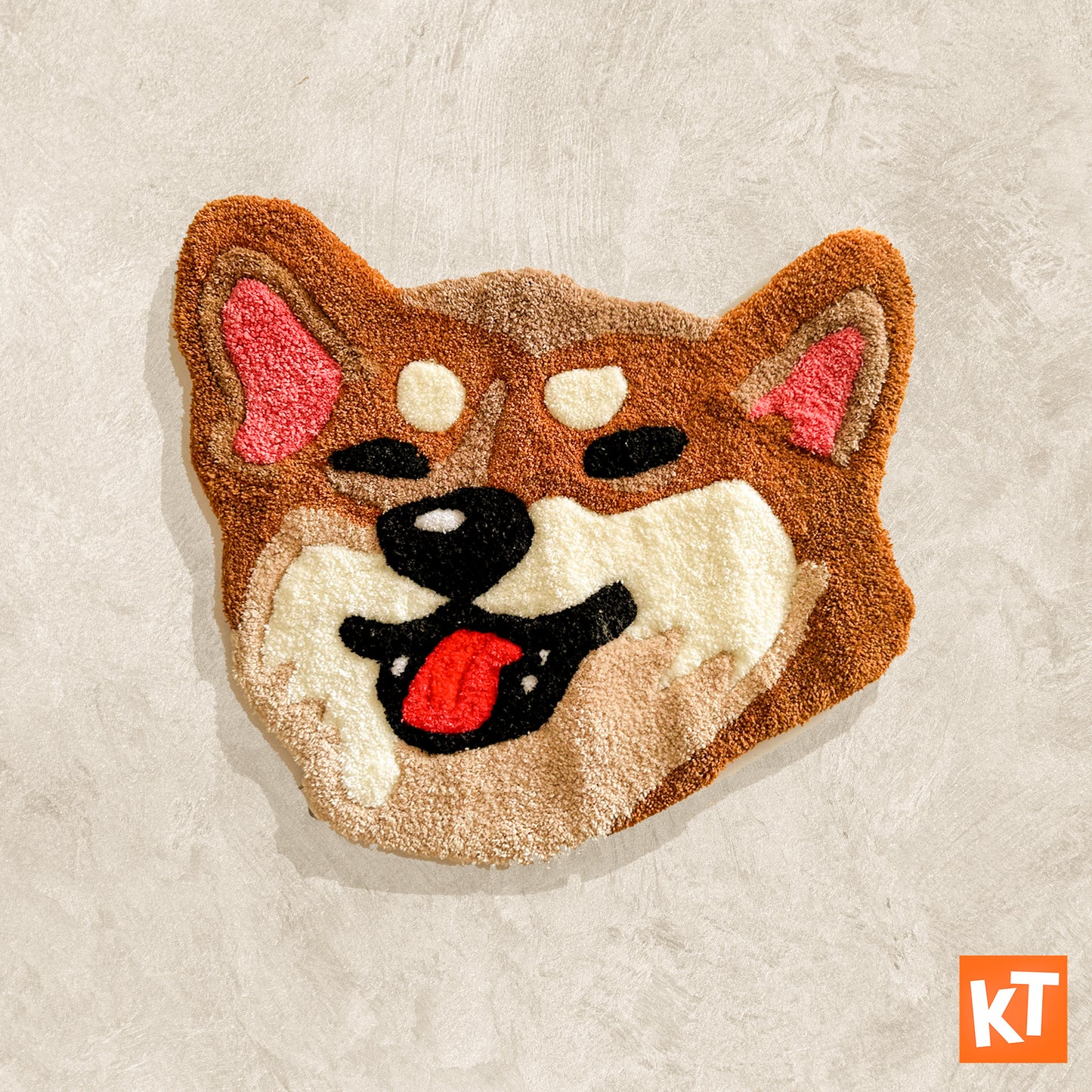 Shiba Inu Grin Rug